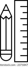 Este es un icono de lápiz y vectores de línea de regla fácilmente modificado con la combinación de colores rellenos y de moda, encontrará representaciones de conceptos esenciales de iconos.

