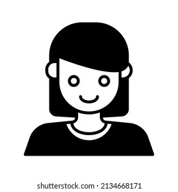 this is a people expression icon using solid style