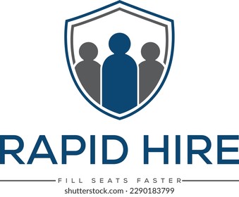 Este es un diseño de logotipo de People Service