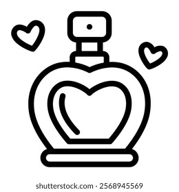 This Perfume icon is suitable for Valentine, Wedding, Romance, etc.