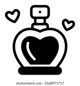 This Perfume icon is suitable for Valentine, Wedding, Romance, etc.