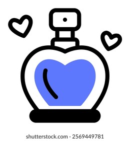 This Perfume icon is suitable for Valentine, Wedding, Romance, etc.