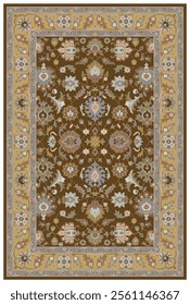 This is a Persian rug renowned for its fine and precise designs