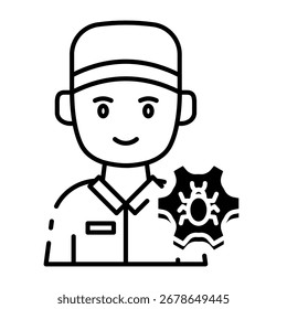 Este ícone de serviço de controle de pragas é adequado para inseto, inseto, controle de insetos, etc