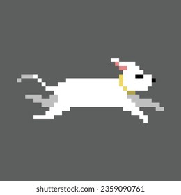 this is a pet in pixel art with colorful color,this item good for presentations,stickers, icons, t shirt design,game asset,logo and project.