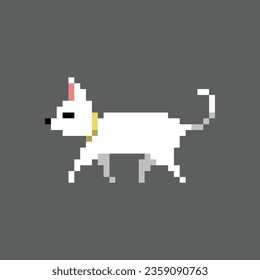 this is a pet in pixel art with colorful color,this item good for presentations,stickers, icons, t shirt design,game asset,logo and project.