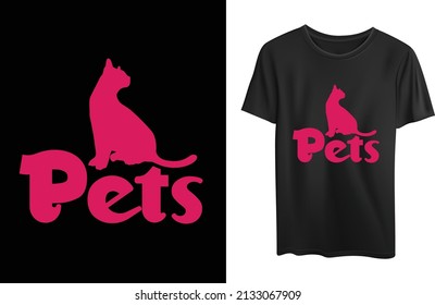 This is a Pets Vector Typography T-shirt design.You can use these anywhere you want