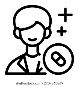 Este icono farmacéutico es adecuado para la farmacia.
