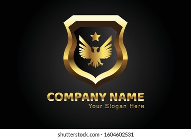 This is a phoenix logo, this gold design is very interesting and unique, this logo can be used for companies, brochures, websites, mugs, stickers, and posters.