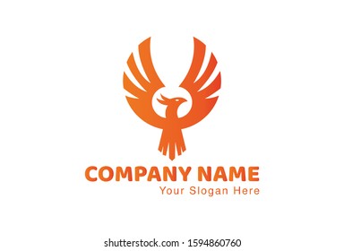 This is a phoenix logo, with a very attractive and elegant design. This logo can be used for companies, brochures, websites, mugs, stickers, and posters.