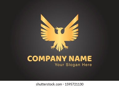 This is a phoenix logo, with a very attractive and elegant design. This logo can be used for companies, brochures, websites, mugs, stickers, and posters.