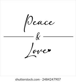 This phrase represents spreading peace and love among others and create a peaceful life stimulating a understanding world