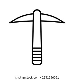 this is a pick axe icon
icon with outline and pixel perfect style
this is one of the icons from the icon sets with Agriculture theme