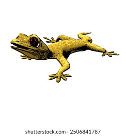 This picture is animal ilustration vector design of Gecko 