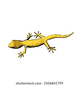 This picture is animal ilustration vector design of Gecko 