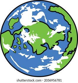 esta es una imagen de la tierra con sus nubes y se puede usar para ilustrar el logo y otros