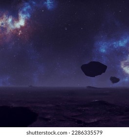This picture is perfect for use in science fiction and fantasy projects, as well as any designs seeking to capture the beauty and grandeur of space.