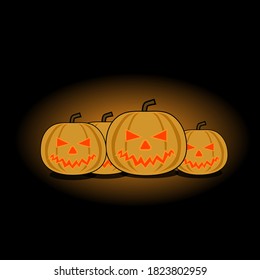 Esta es una foto de una calabaza que recibe ojos, nariz y boca dentro con velas, por lo general esta calabaza es popular durante Halloween en octubre.