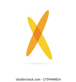 esta es una imagen con la forma de la letra x con un estilo diferente
