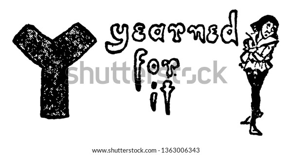 This Picture Shows Letter Y Right Stock Vector Royalty Free
