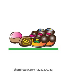 this is picture vector cake sweet,