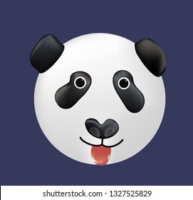 this is a picture of a very cute panda