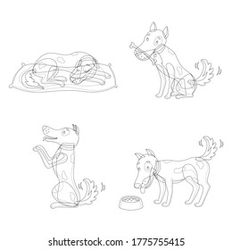 This pictures of dogs you can easily teach drawing to children