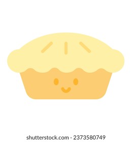 This pie icon is suitable for Thanksgiving event and autumn season.