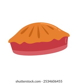 This Pie illustration suitable for Thanksgiving