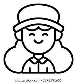 This pilgrim icon is suitable for Thanksgiving event and autumn season.