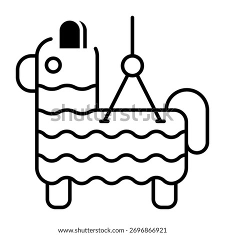 This Pinata icon is suitable for Mexico Country, etc.