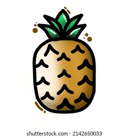 Diese Ananas ist sehr frisch zu essen oder Saft
