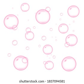 Este es el fondo rosa y la imagen vectorial