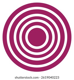 this is a pink color round circle 