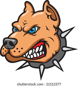 This is a Pit Bull Mascot