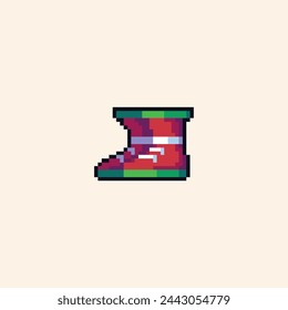 Dies ist Pixel Art Gartensymbol mit bunter Farbe und dieser Artikel ist gut für Präsentationen, Aufkleber, Symbole, T-Shirt-Design, Spiel-Asset, Logo und Ihr Projekt