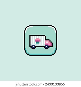 this is pixel art icon with colorful color and green background ,this item good for presentations,stickers, icons, t shirt design,game asset,logo and your project.