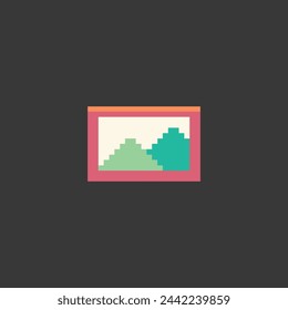 this is pixel art icon with colorful color and black background this item good for presentations,stickers, icons, t shirt design,game asset,logo and your project.