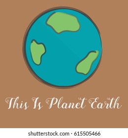 This is planet earth background