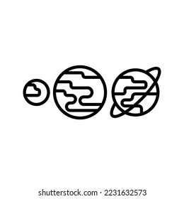 this is a planet icon
icon with outline and pixel perfect style
this is one of the icons from the icon sets with Astronomy theme