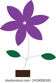 this is a plant of flower icon