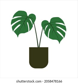 This plant illustration is suitable for use for children's books, pictures of children's clothes and wall paper