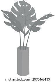 Este vector de planta puede ser utilizado para todos los diseños y decoraciones.