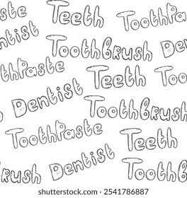 This is a playful Dental Care Theme featuring fun typography designed for both kids and adults