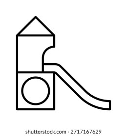 Este es un icono de patio de recreo, uno de los iconos del conjunto de iconos del día internacional de los niños.