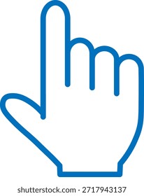 Este es un icono de dedo que apunta (marca de punto).