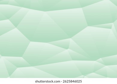 Este plano de fundo vetorial triangular poligonal apresenta um gradiente verde suave, misturando tons elegantemente em bordas nítidas para aprimorar sua aparência dimensional e abstrata.