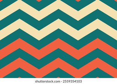 This is a popular vintage zigzag chevron pattern