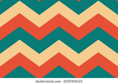 This is a popular vintage zigzag chevron pattern