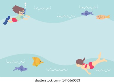 This is a postcard of the summer greeting